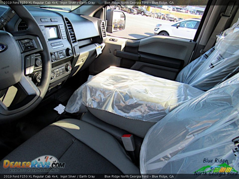 2019 Ford F150 XL Regular Cab 4x4 Ingot Silver / Earth Gray Photo #21