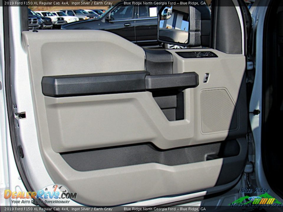 2019 Ford F150 XL Regular Cab 4x4 Ingot Silver / Earth Gray Photo #24