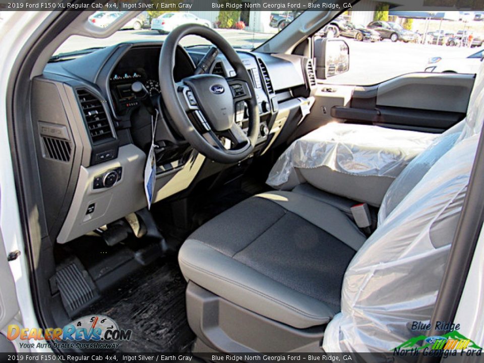 2019 Ford F150 XL Regular Cab 4x4 Ingot Silver / Earth Gray Photo #26