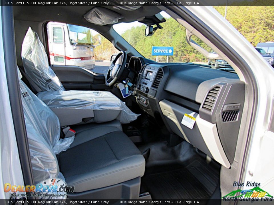 2019 Ford F150 XL Regular Cab 4x4 Ingot Silver / Earth Gray Photo #27