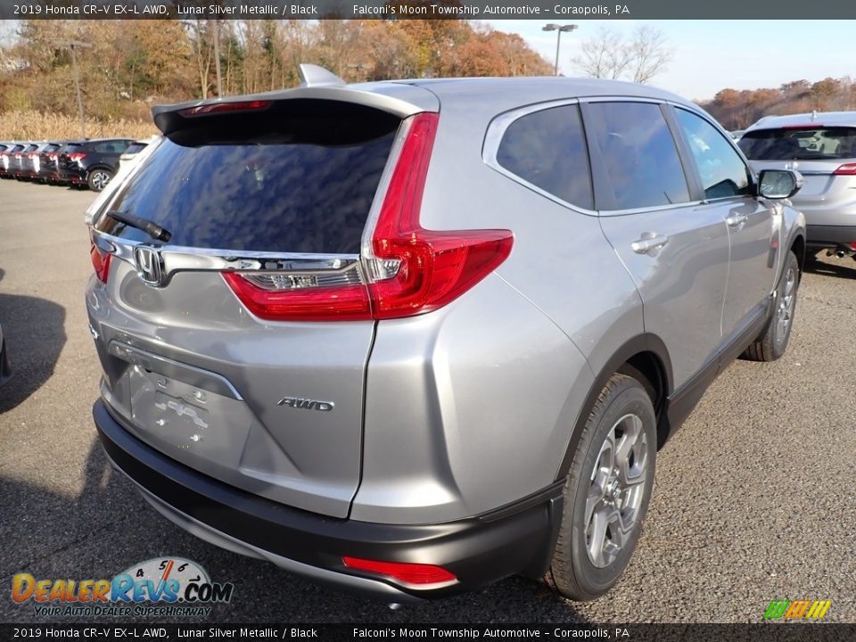 2019 Honda CR-V EX-L AWD Lunar Silver Metallic / Black Photo #4