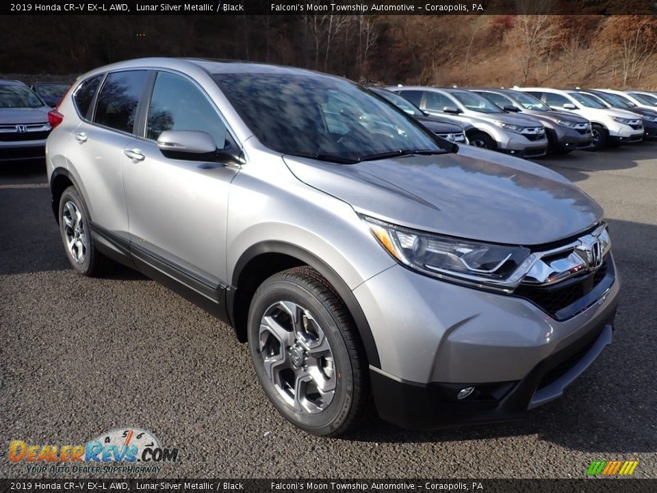 2019 Honda CR-V EX-L AWD Lunar Silver Metallic / Black Photo #5