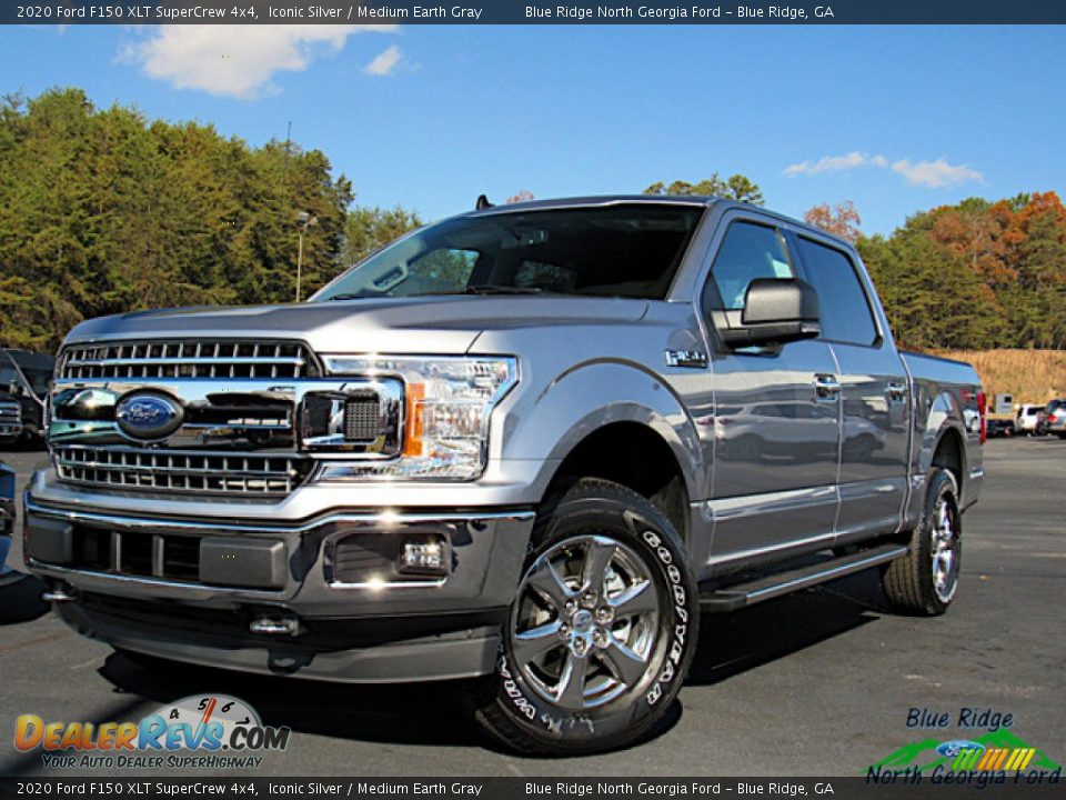 2020 Ford F150 XLT SuperCrew 4x4 Iconic Silver / Medium Earth Gray Photo #1