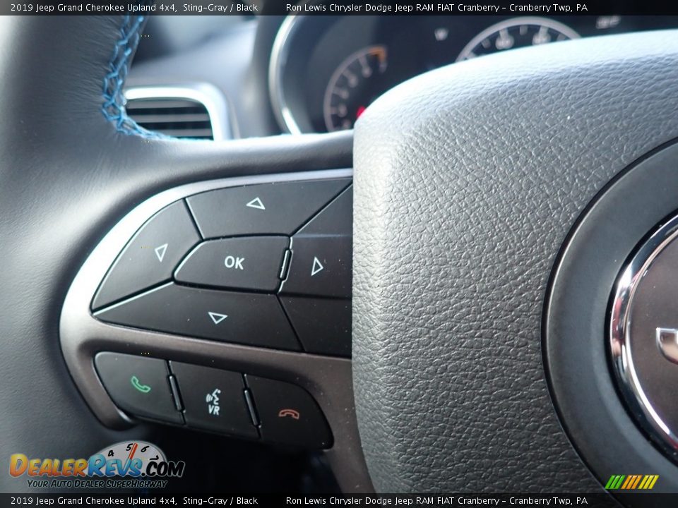 2019 Jeep Grand Cherokee Upland 4x4 Sting-Gray / Black Photo #20