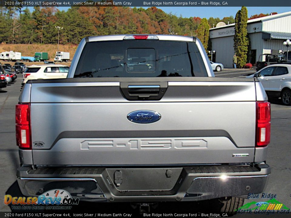 2020 Ford F150 XLT SuperCrew 4x4 Iconic Silver / Medium Earth Gray Photo #4