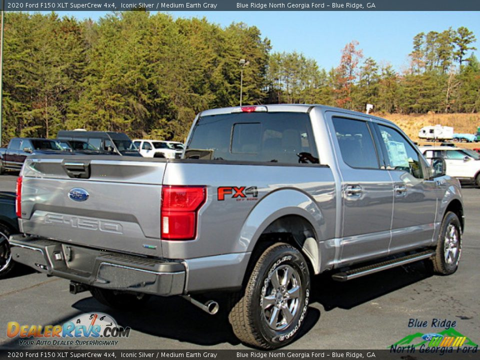 2020 Ford F150 XLT SuperCrew 4x4 Iconic Silver / Medium Earth Gray Photo #5