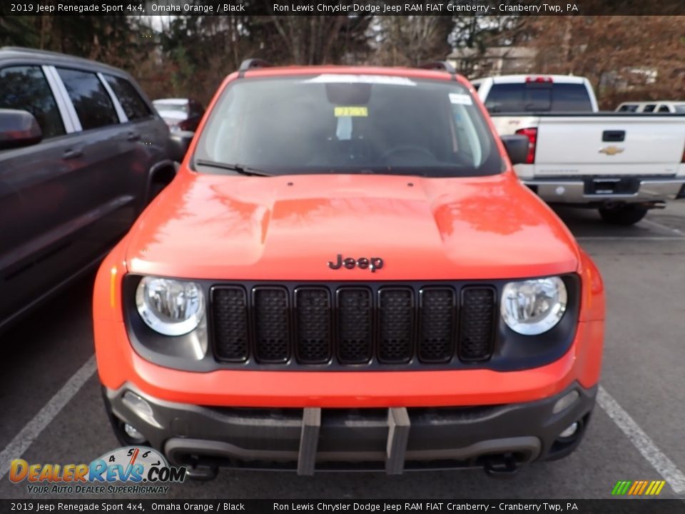 2019 Jeep Renegade Sport 4x4 Omaha Orange / Black Photo #5
