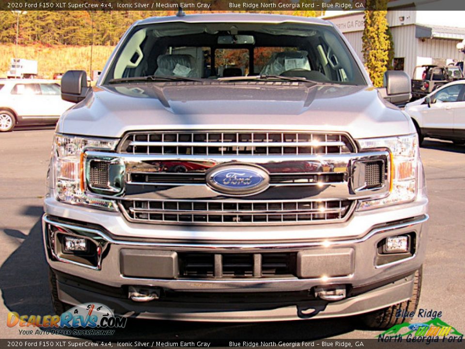 2020 Ford F150 XLT SuperCrew 4x4 Iconic Silver / Medium Earth Gray Photo #8