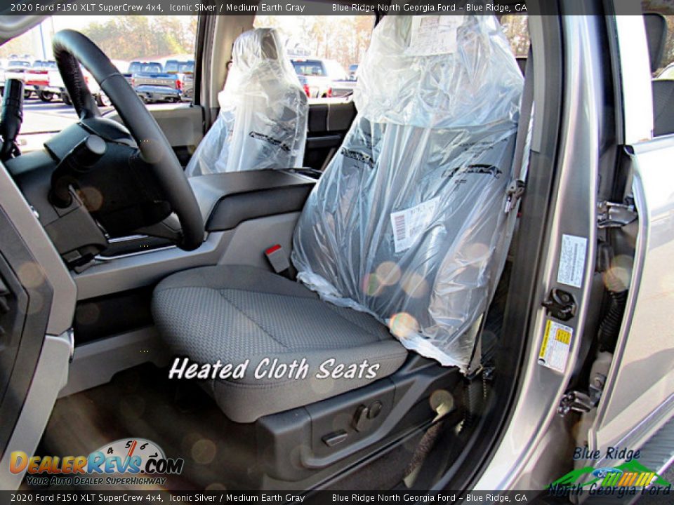 2020 Ford F150 XLT SuperCrew 4x4 Iconic Silver / Medium Earth Gray Photo #10