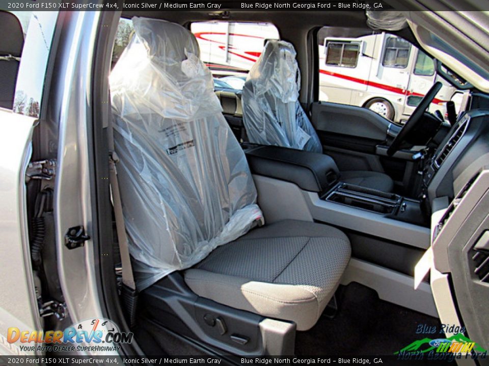 2020 Ford F150 XLT SuperCrew 4x4 Iconic Silver / Medium Earth Gray Photo #11