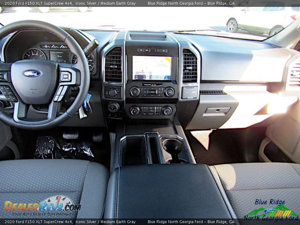 2020 Ford F150 XLT SuperCrew 4x4 Iconic Silver / Medium Earth Gray Photo #15