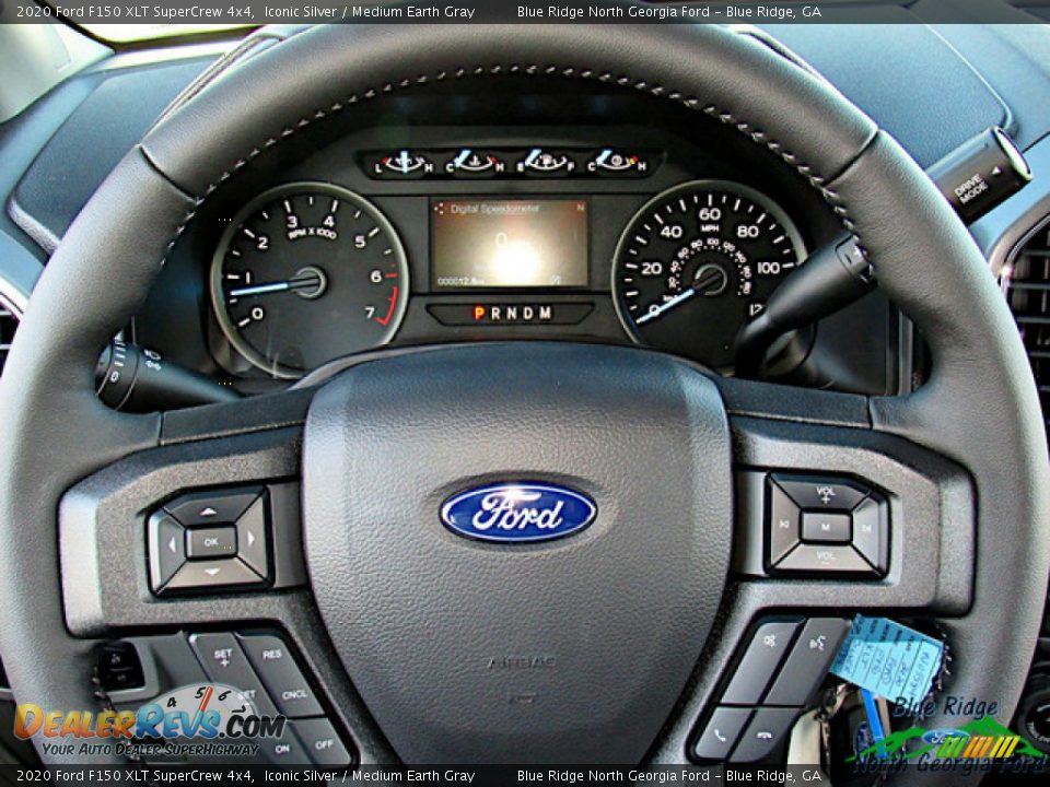 2020 Ford F150 XLT SuperCrew 4x4 Iconic Silver / Medium Earth Gray Photo #17