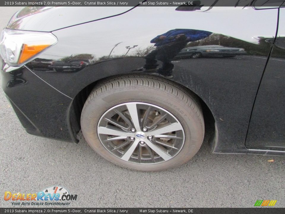 2019 Subaru Impreza 2.0i Premium 5-Door Crystal Black Silica / Ivory Photo #22