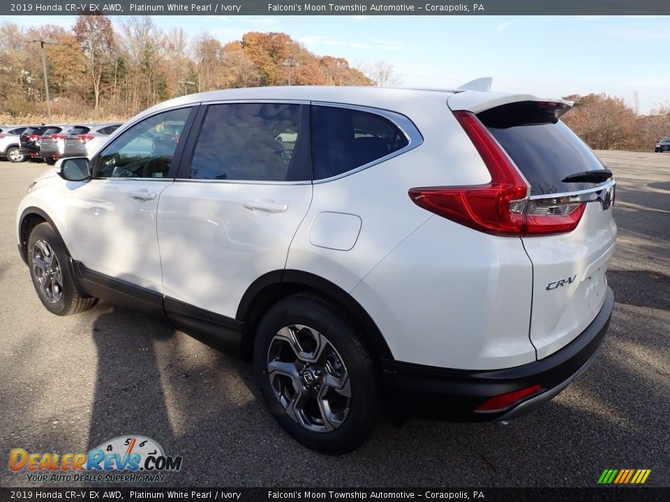2019 Honda CR-V EX AWD Platinum White Pearl / Ivory Photo #2