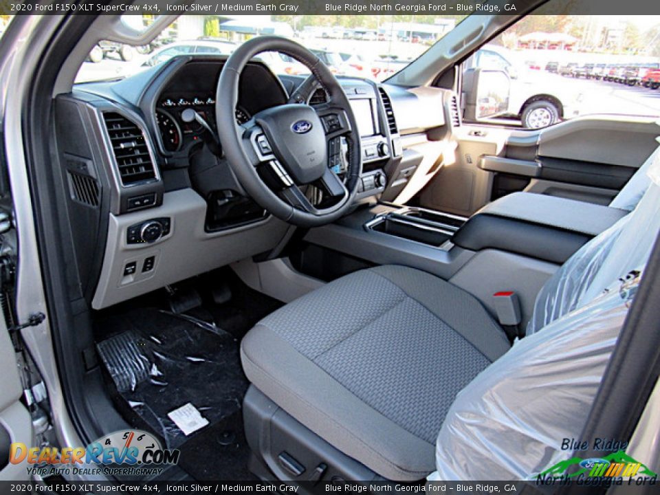 2020 Ford F150 XLT SuperCrew 4x4 Iconic Silver / Medium Earth Gray Photo #30