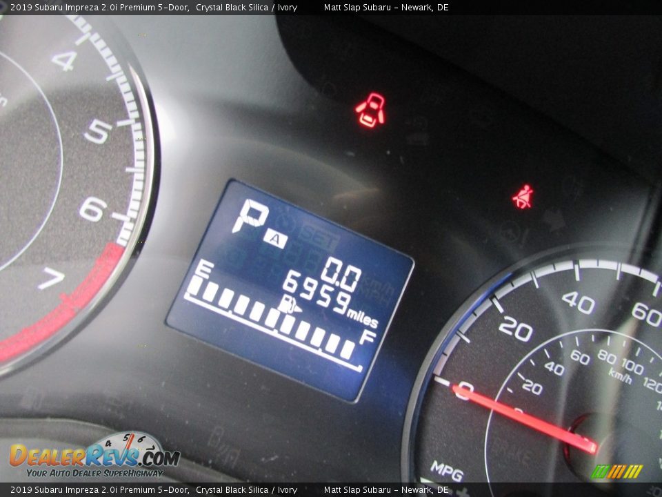 2019 Subaru Impreza 2.0i Premium 5-Door Crystal Black Silica / Ivory Photo #28