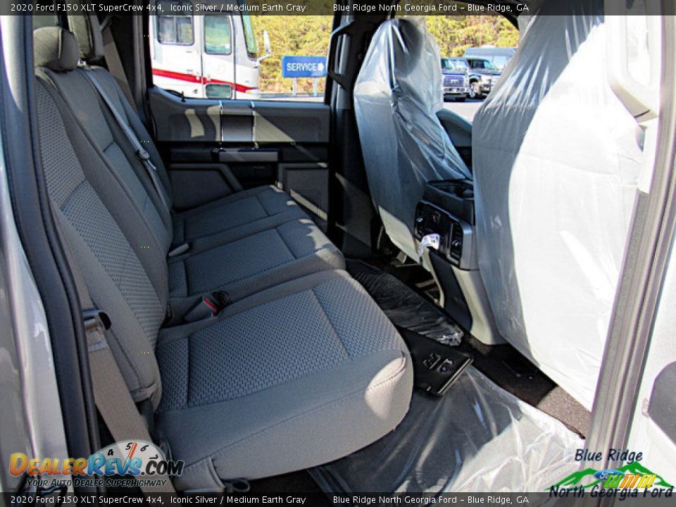 2020 Ford F150 XLT SuperCrew 4x4 Iconic Silver / Medium Earth Gray Photo #32