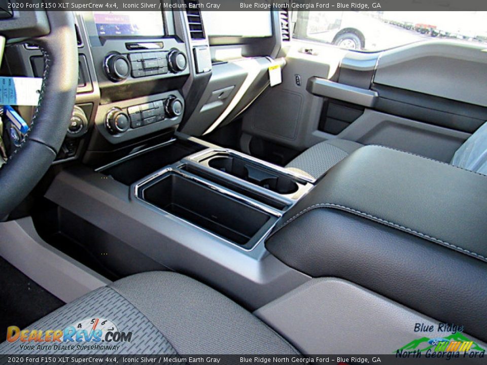 2020 Ford F150 XLT SuperCrew 4x4 Iconic Silver / Medium Earth Gray Photo #33