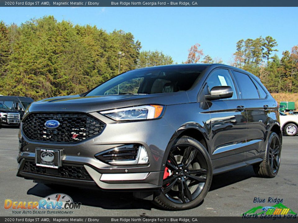 2020 Ford Edge ST AWD Magnetic Metallic / Ebony Photo #1