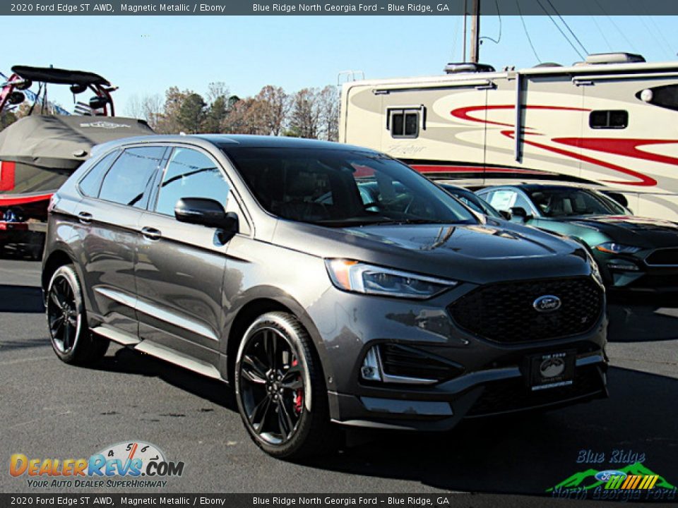 2020 Ford Edge ST AWD Magnetic Metallic / Ebony Photo #7