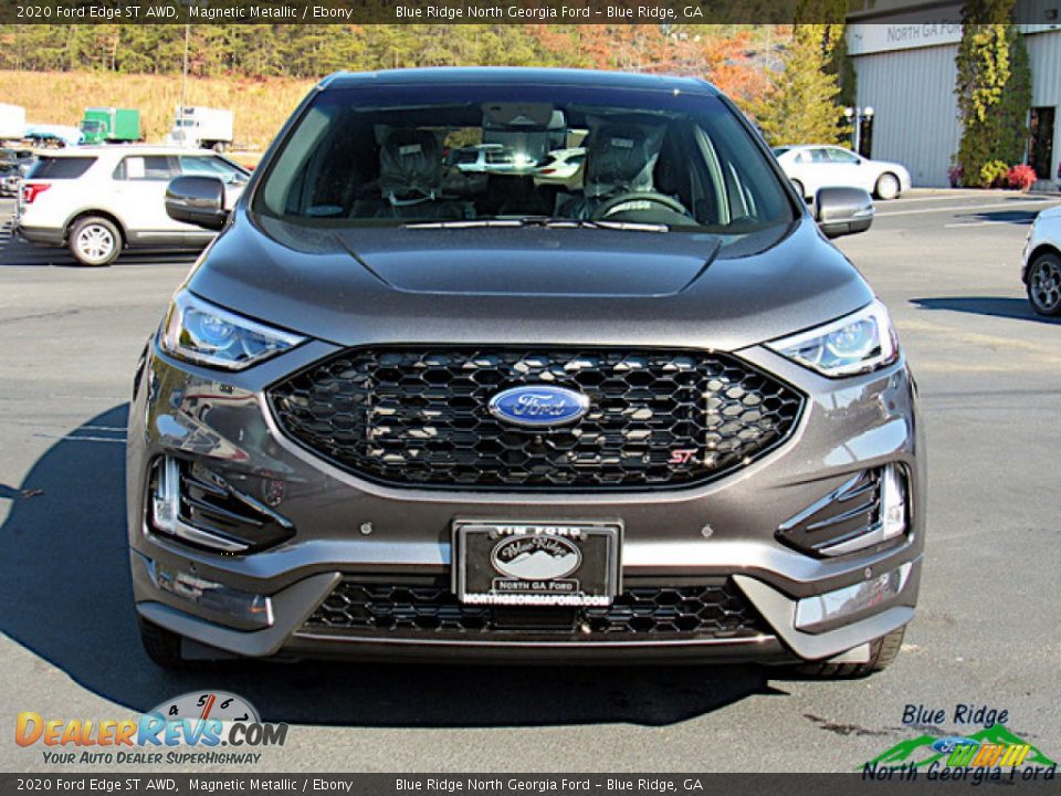 2020 Ford Edge ST AWD Magnetic Metallic / Ebony Photo #8