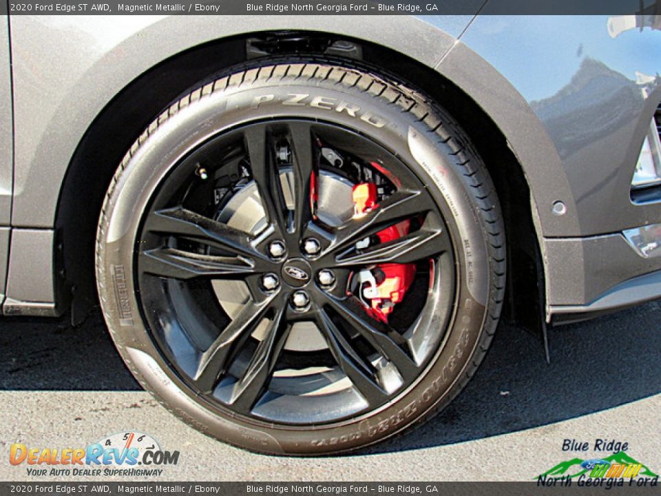 2020 Ford Edge ST AWD Magnetic Metallic / Ebony Photo #9