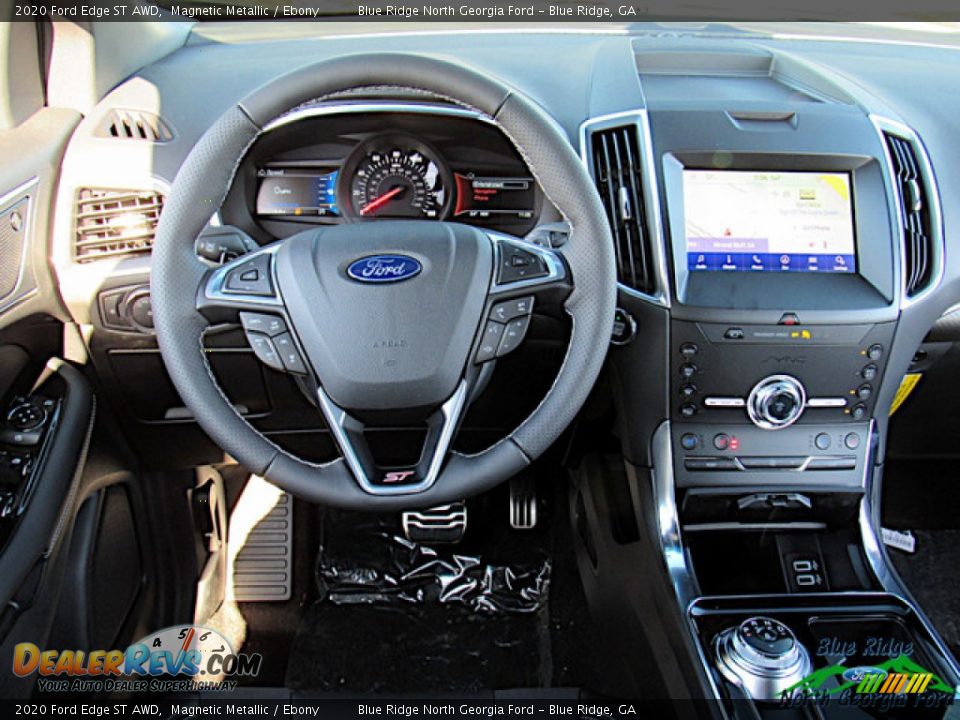 2020 Ford Edge ST AWD Magnetic Metallic / Ebony Photo #14