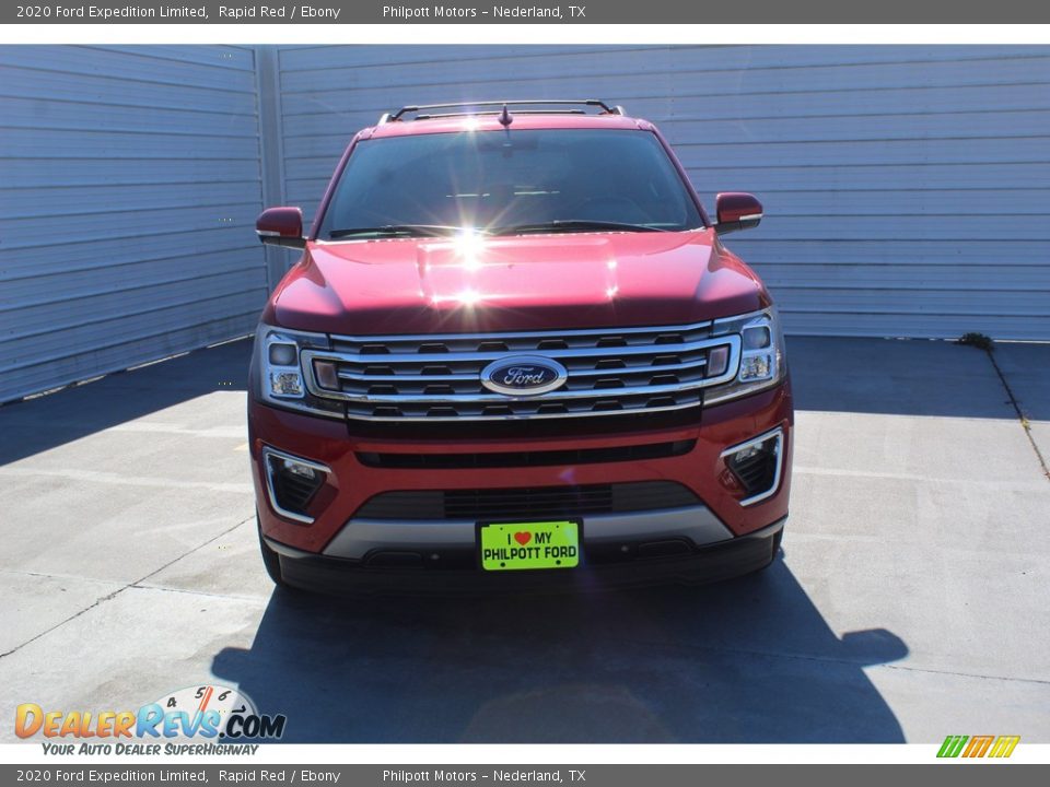 2020 Ford Expedition Limited Rapid Red / Ebony Photo #3