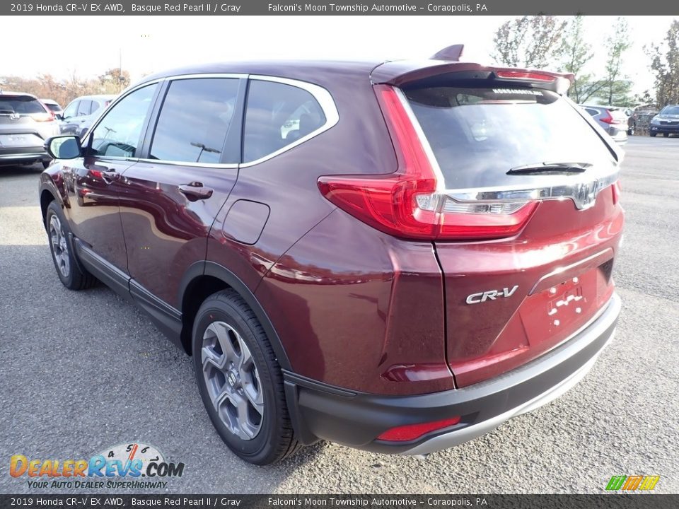 2019 Honda CR-V EX AWD Basque Red Pearl II / Gray Photo #2