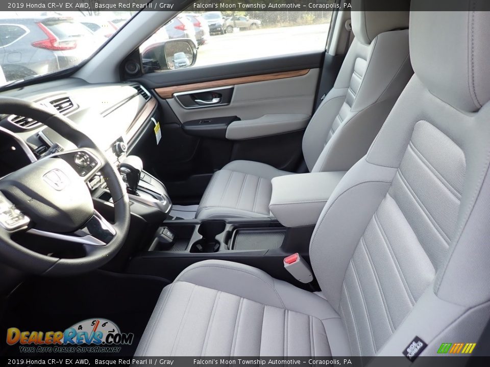 2019 Honda CR-V EX AWD Basque Red Pearl II / Gray Photo #8