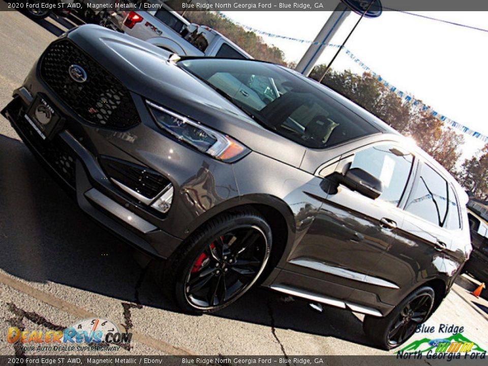 2020 Ford Edge ST AWD Magnetic Metallic / Ebony Photo #31