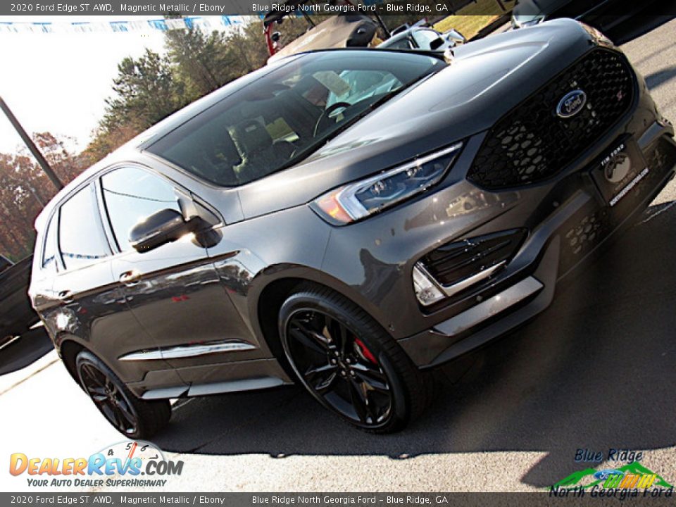 2020 Ford Edge ST AWD Magnetic Metallic / Ebony Photo #32