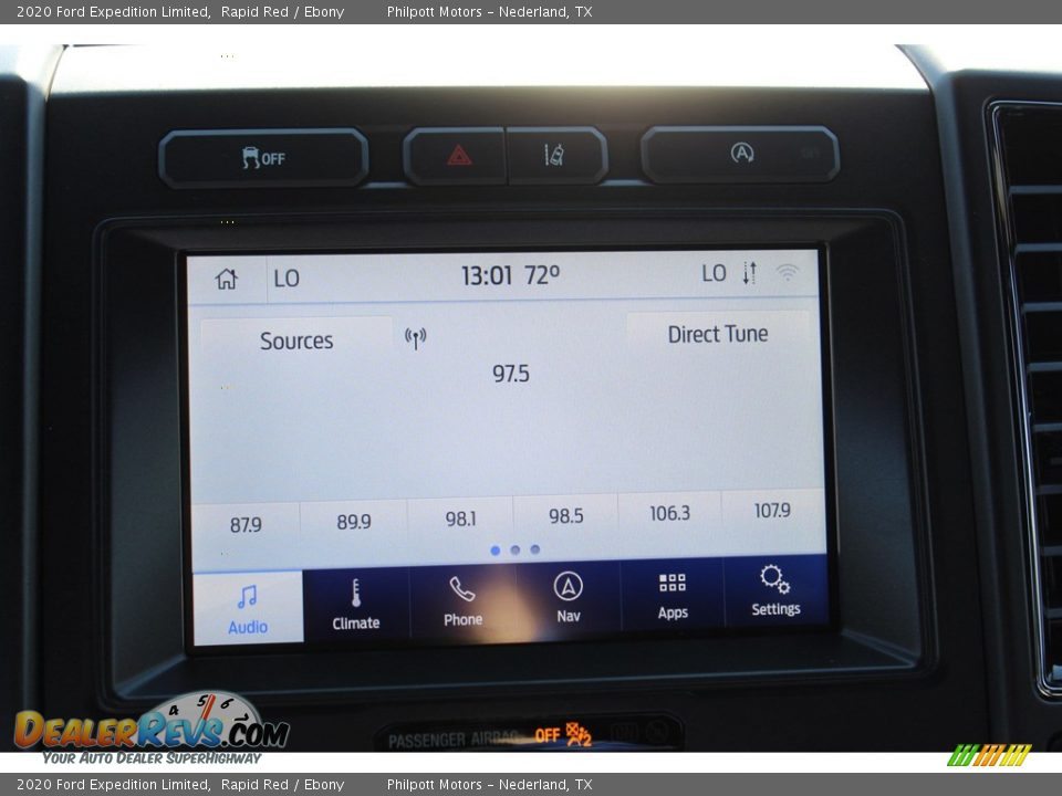 2020 Ford Expedition Limited Rapid Red / Ebony Photo #16