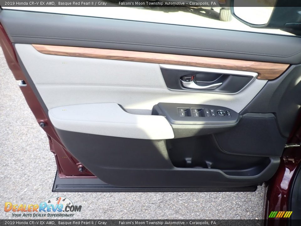 2019 Honda CR-V EX AWD Basque Red Pearl II / Gray Photo #11