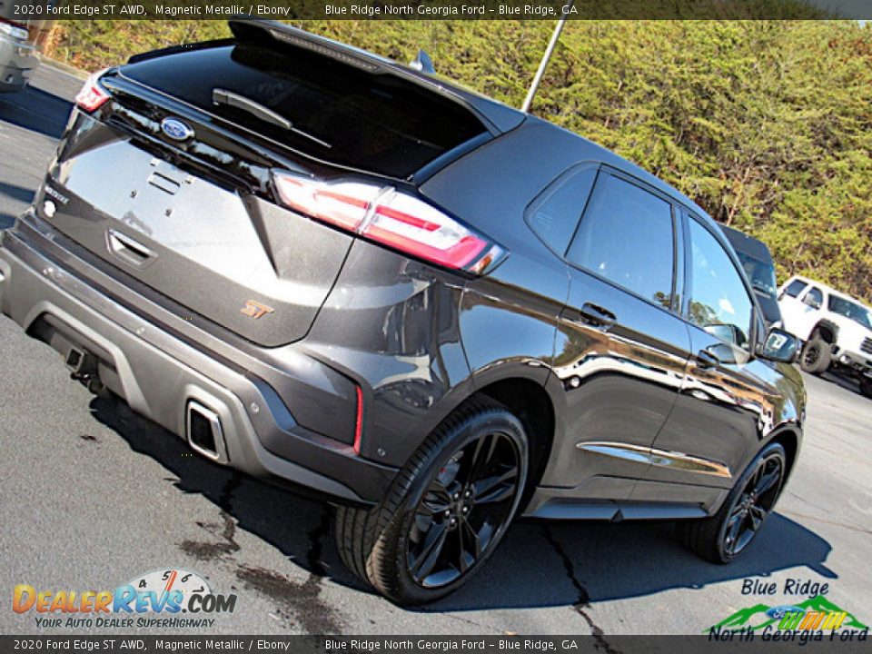 2020 Ford Edge ST AWD Magnetic Metallic / Ebony Photo #33