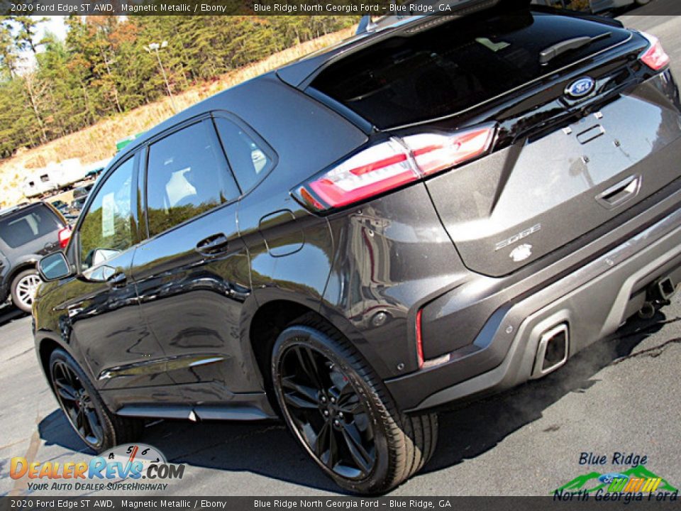 2020 Ford Edge ST AWD Magnetic Metallic / Ebony Photo #34