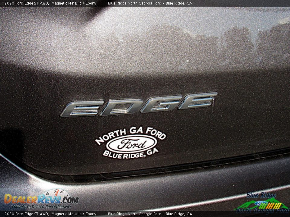 2020 Ford Edge ST AWD Magnetic Metallic / Ebony Photo #35