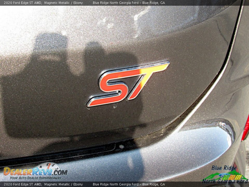 2020 Ford Edge ST AWD Magnetic Metallic / Ebony Photo #36