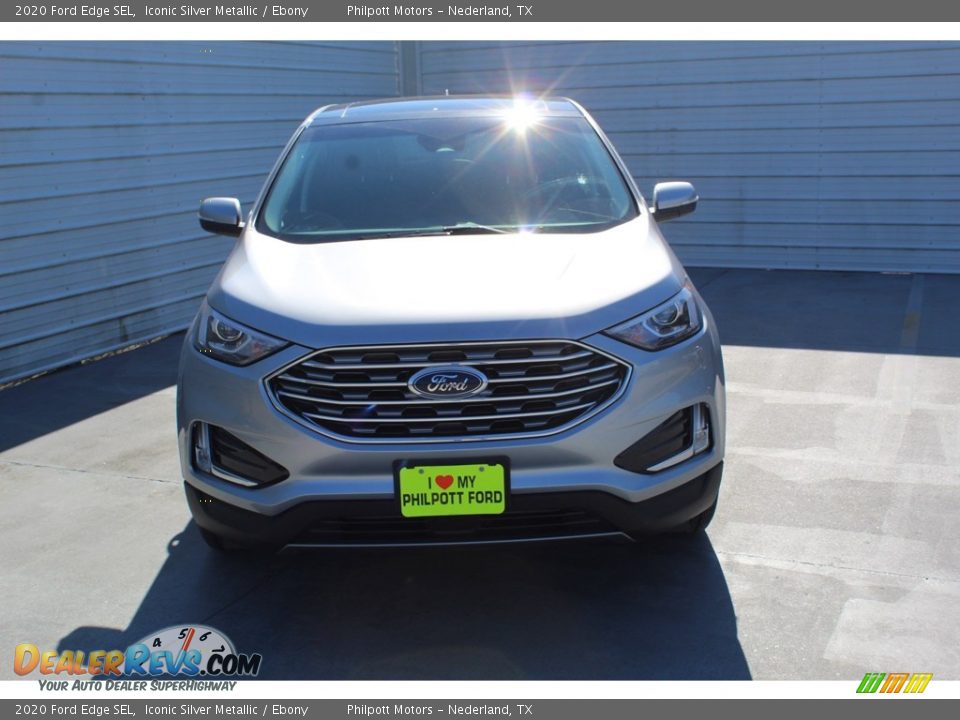 2020 Ford Edge SEL Iconic Silver Metallic / Ebony Photo #3