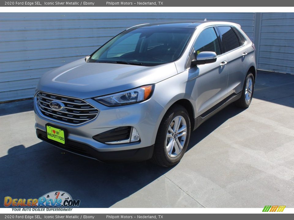 2020 Ford Edge SEL Iconic Silver Metallic / Ebony Photo #4