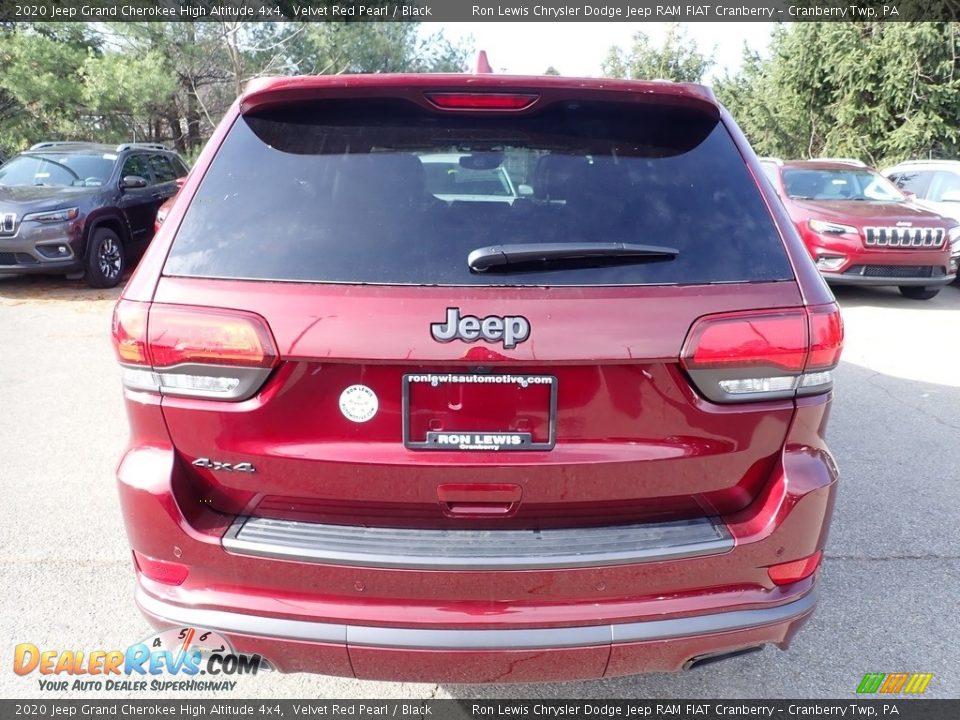 2020 Jeep Grand Cherokee High Altitude 4x4 Velvet Red Pearl / Black Photo #4