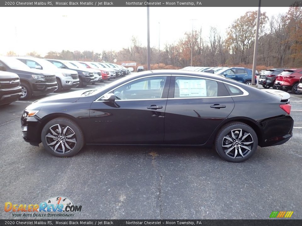 2020 Chevrolet Malibu RS Mosaic Black Metallic / Jet Black Photo #2