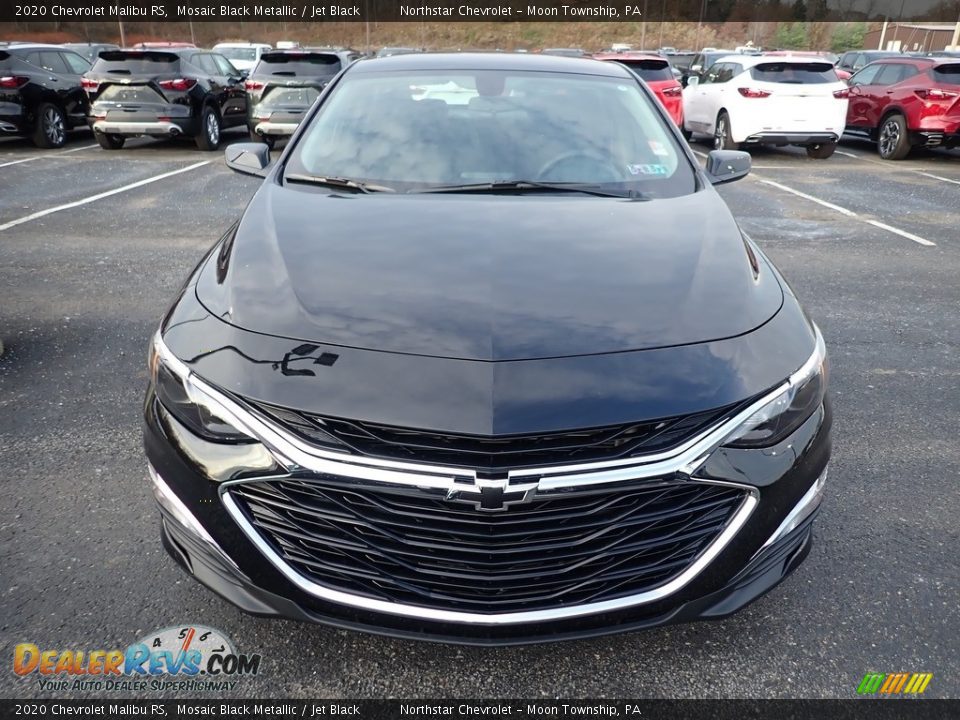 2020 Chevrolet Malibu RS Mosaic Black Metallic / Jet Black Photo #7