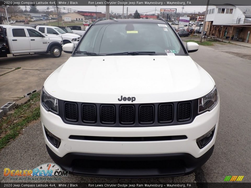 2020 Jeep Compass Latitude 4x4 White / Black Photo #7