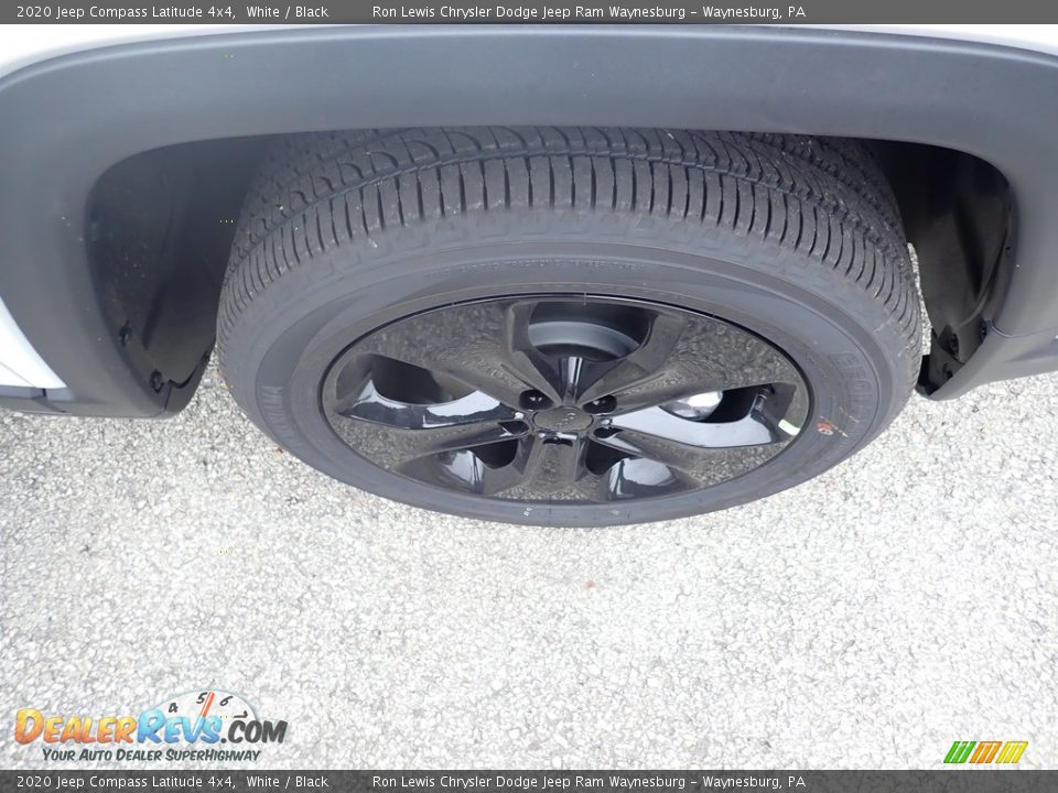 2020 Jeep Compass Latitude 4x4 White / Black Photo #8