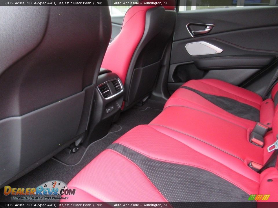 Rear Seat of 2019 Acura RDX A-Spec AWD Photo #10