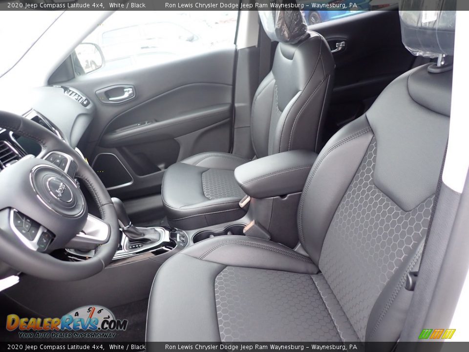2020 Jeep Compass Latitude 4x4 White / Black Photo #12