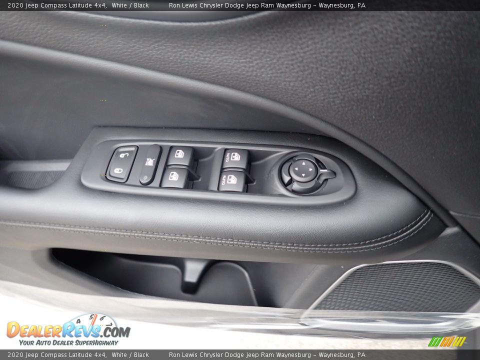 2020 Jeep Compass Latitude 4x4 White / Black Photo #20