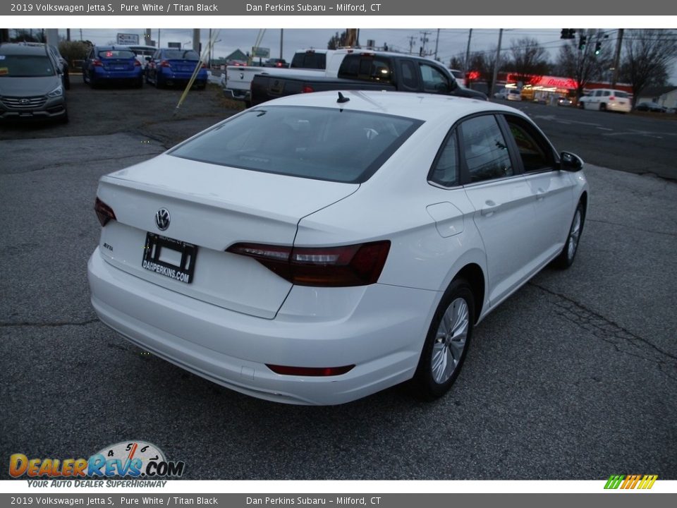 2019 Volkswagen Jetta S Pure White / Titan Black Photo #5