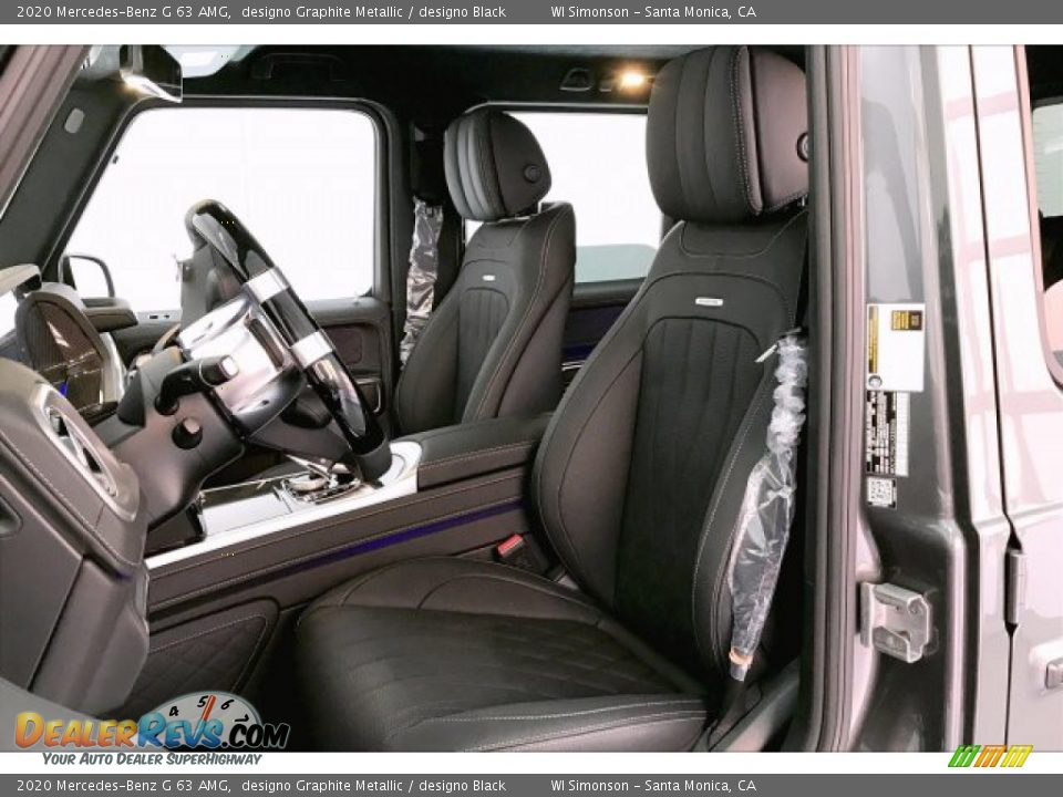 designo Black Interior - 2020 Mercedes-Benz G 63 AMG Photo #14